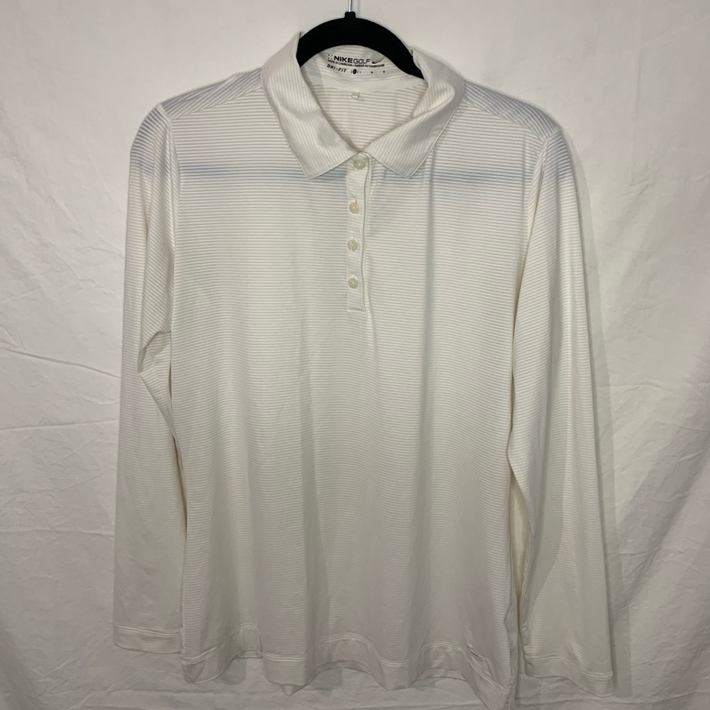 Nike Golf Long-Sleeve Polo Striped